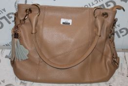 Brand New Womens, Coolives, Beige , Soft Touch, Golden Detail, Handbag, RRP £49.99
