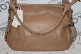 Brand New Womens, Coolives, Beige , Soft Touch, Golden Detail, Handbag, RRP £49.99