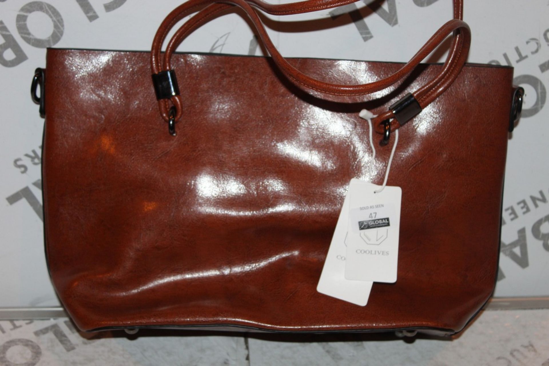 Brand New Womens, Coolives, Tan Leather, Tote HandBag, RRP £45.00