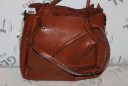 Brand New Womens, Coolives, Tan Leather Single Tote Handbag, RRP £45.00