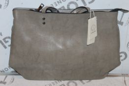 Brand New Womens, Coolives, Soft Grey Leather, Tote Shoulder Bag, RRP £55.00