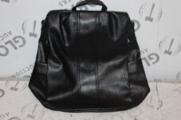 Brand New Womens, Coolives, Black Leather, Pom Pom, Bag, RRP £46.00