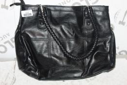 Brand New Womens, Cool Lives Black , Stitched Detail Designer Handbag, RRP £45.99