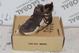 Boxed Brand New Pair of One Mix, Sizes 7.5, Fur Lined Fashion Shoes, RRP £45.00