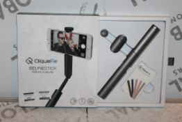 Boxed Cliquefie Space Grey Selfie Stick RRP £35