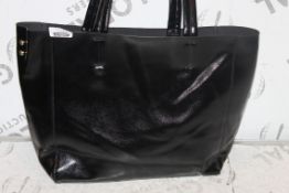 Brand New Womens, Coolives, Black, Leather Single Open Tote Bag, RRP £50.00