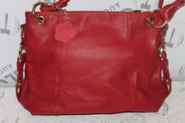 Brand New Womens, Coolives, Red , Soft Touch, Golden Detail, Handbag, RRP £49.99