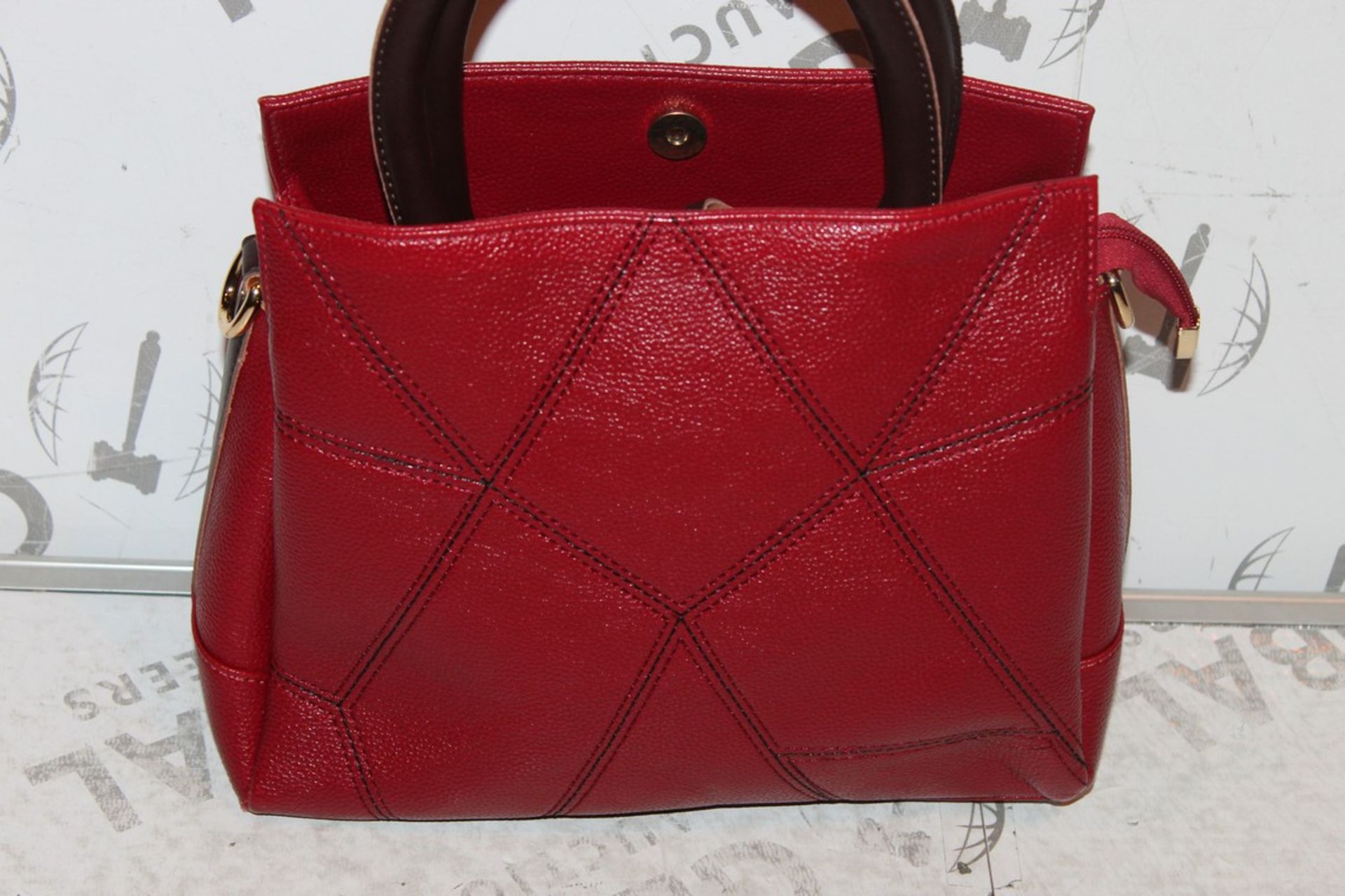 Brand New Womens, Coolives, Wine Red Golden Detail, Laneesha Leather Handbag, RRP £48.99