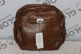 Brand New Womens, Coolives, Brown Leather, Backpack, RRP £50.00