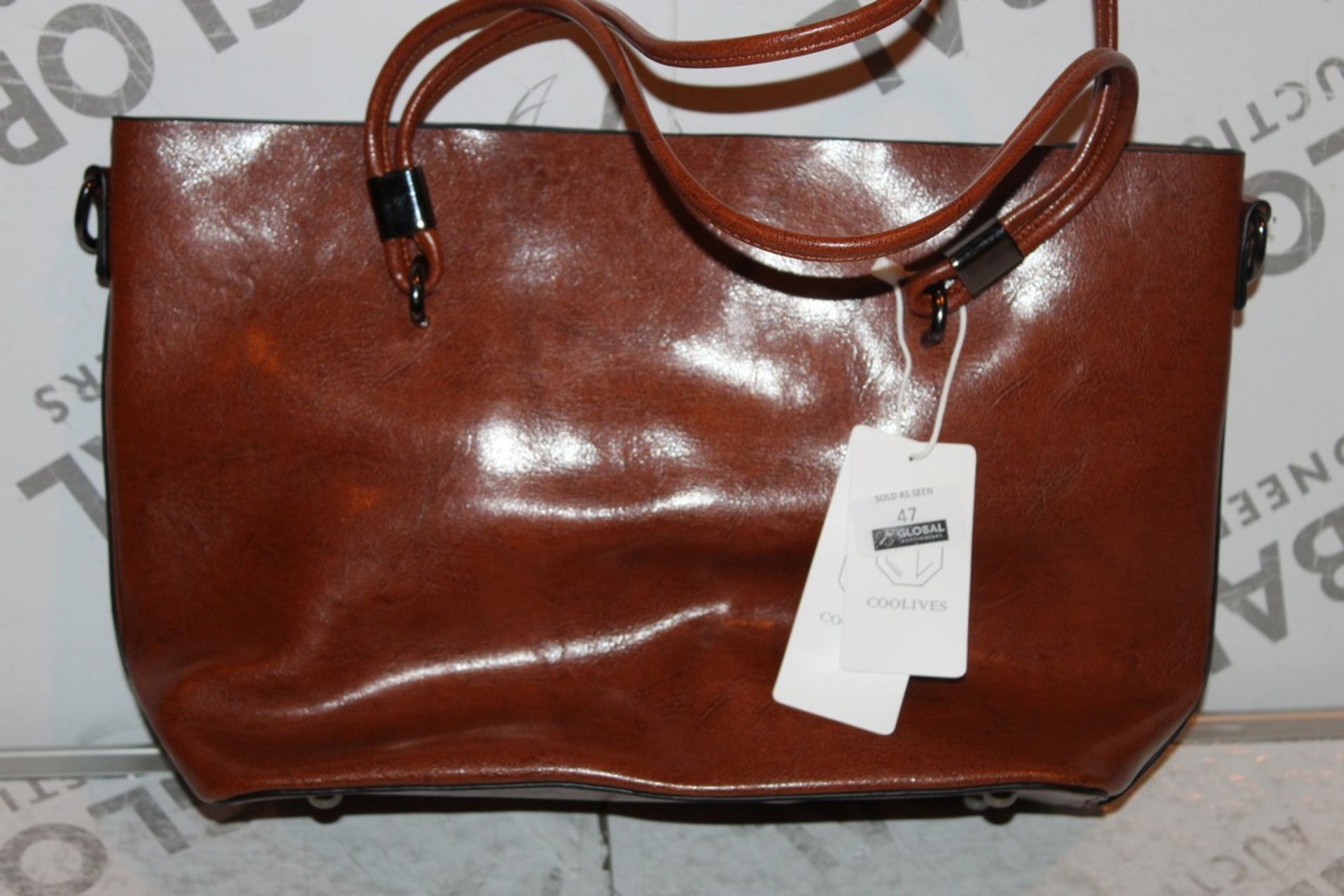 Brand New Womens, Coolives, Tan Leather, Tote HandBag, RRP £45.00