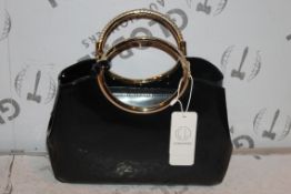 Brand New Womens, Coolives, Black, Golden Detail, Patent Leather, Night Bag, £45.00