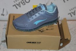 Boxed Brand New Pair of One Mix, Sizes UK 11, Lilac Mens, Running Trainers, RRP £45.00