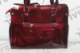 Brand New Womens, Coolives, Gloss Purple, Golden Detail, Designer Handbag, RRP £48.99