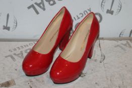 Brand New Pair of Size EU40 Shishangjinzi Red Bottom Ladies Heeled Shoes in Patent Red