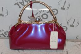 Hot Pink, Single Handle, Gloss Ladies, Gold Detail, Night Bag, RRP £36.99