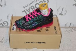 Boxed Brand New Pair of One Mix Sizes EU37, Irridescent Running Shoes, Pink, RRP £45.00