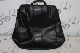 Brand New Womens, Coolives, Black Leather, Pom Pom, Bag, RRP £46.00