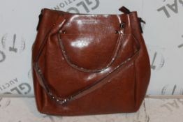 Brand New Womens, Coolives, Tan Leather Single Tote Handbag, RRP £45.00