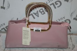 Brand New Womens, Coolives, Baby Pink, Golden Detail, Patent Leather, Night Bag, £45.00