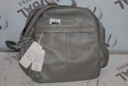 Brand New Womens, Coolives, Soft Grey Leather, Backpack, RRP £50.00