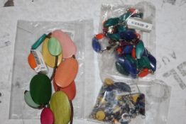 Lot to Contain 9 Assorted One Button Costume Jewellery and Fashion Necklaces Combined RRP £245 (