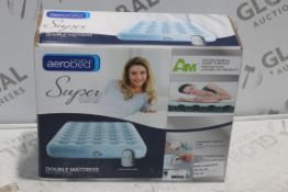 Boxed Aerobed Double Inflatable Air Mattress RRP £