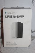 Boxed Brand New Blue Flame World Wall Charger and
