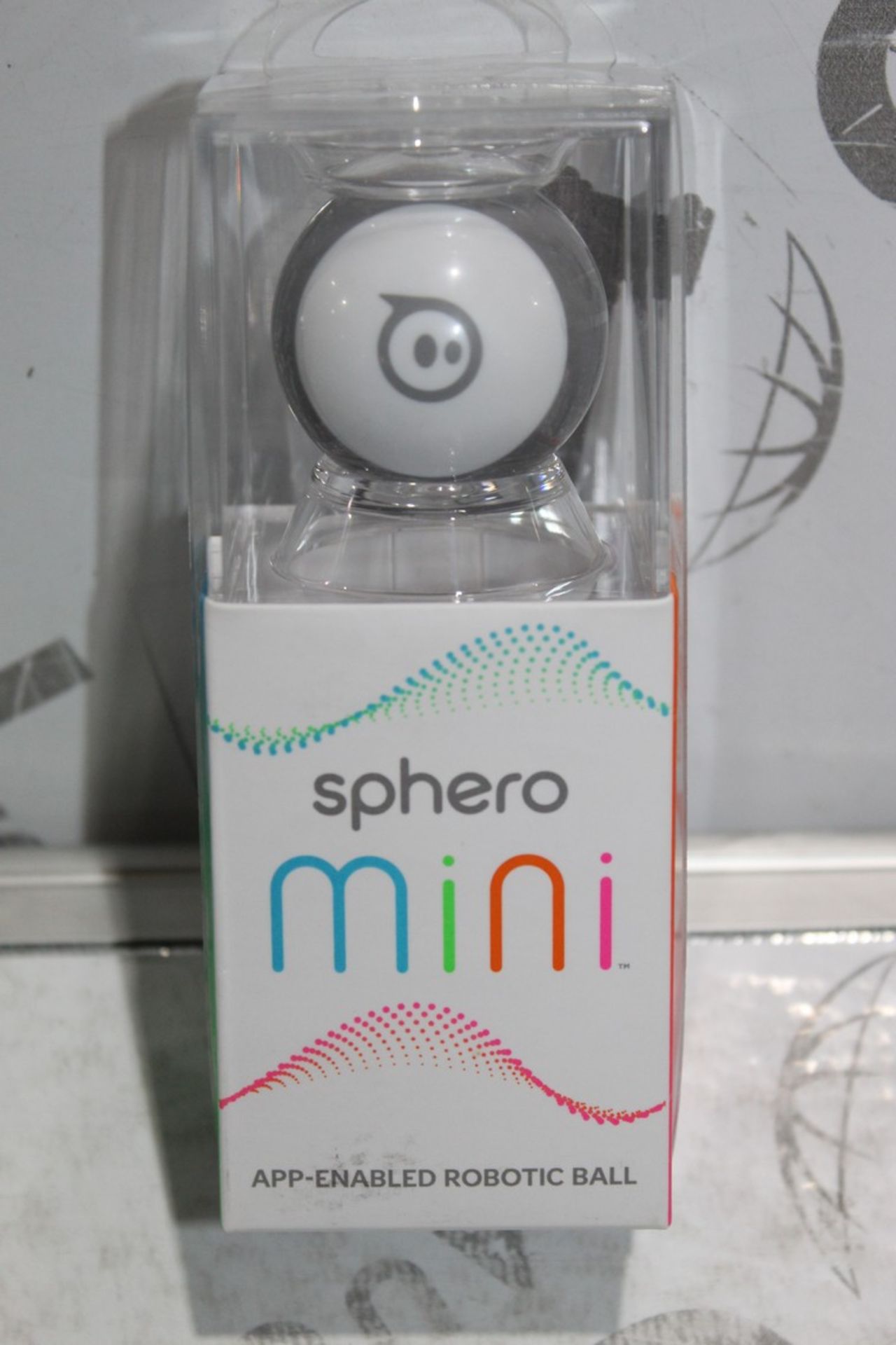 Boxed Sphero Mini App Enabled Robotic Ball in Grey