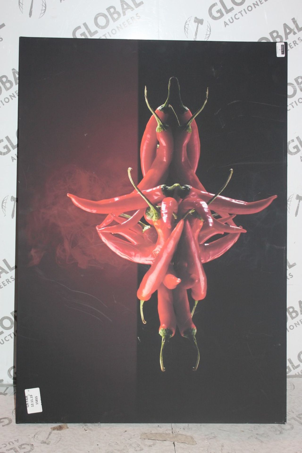 Red Hot Chilli Peppers Wall Art Canvas, RRP£75.00 (15855) (Public Viewing and Appraisals Available)