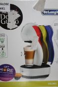 Boxed Delonghi Colours Range Dolce Gusto Capsule Coffee Machine RRP £110 (Untested Customer Returns)