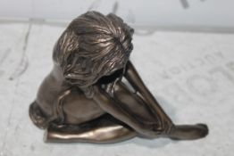 Boxed Frith Sculptured Naturally Seated Lady Sculpture RRP£100.00 (RET001009534) (Public Viewing and