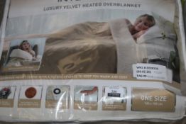 Dreamland Intelliheat Luxury Velvet Pullover Blanket RRP £100 (RET00464222) (Public Viewing and