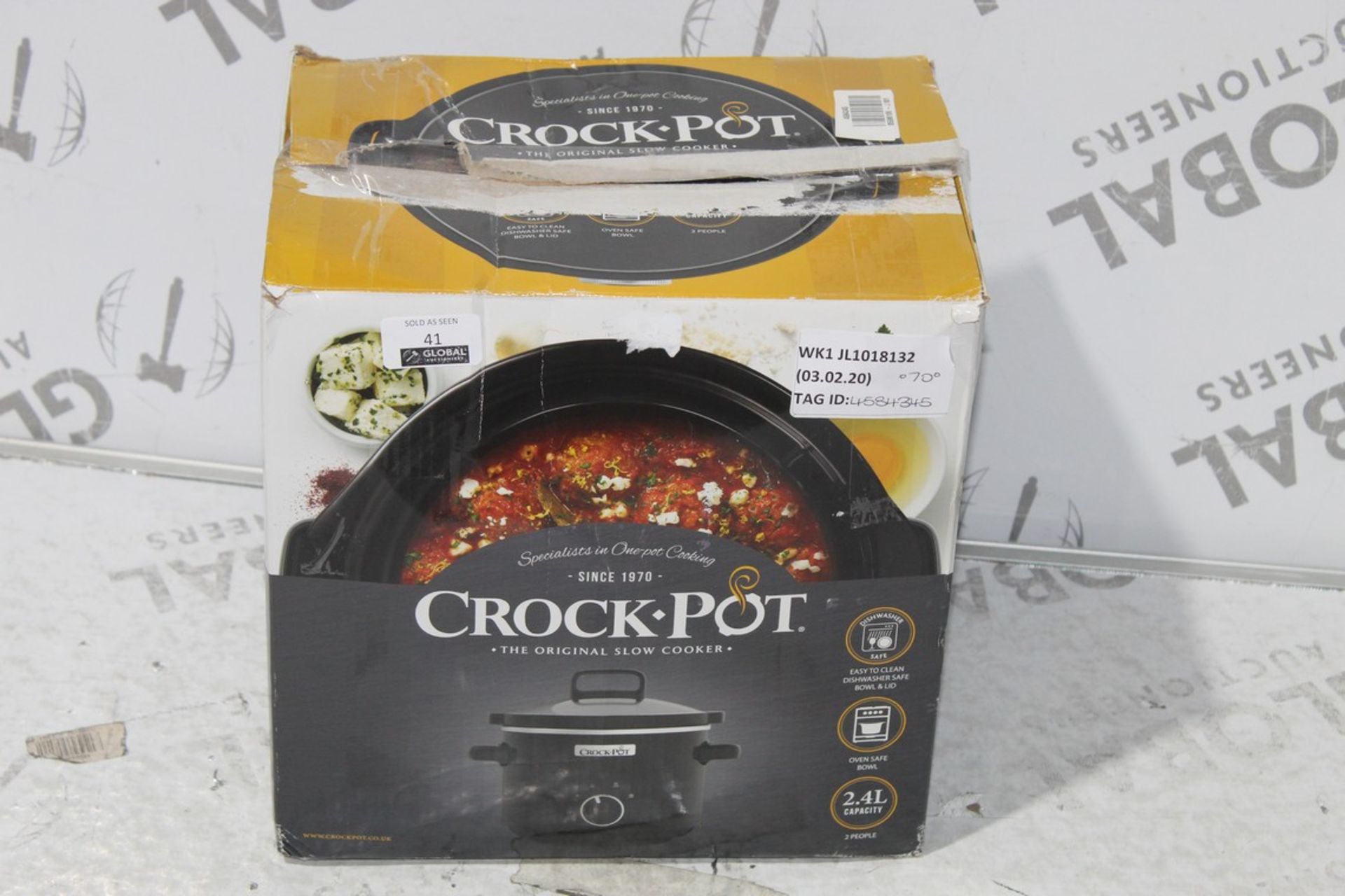 Boxed Original Crock Pot, 1 Pot, Slow Cooker, RRP£70..00 (4584345) (Public Viewing and Appraisals