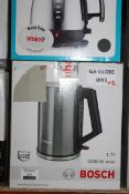 Assorted Bosch And Dualit 1.5 And 1.7L Rapid Boil Cordless Jug Kettles RRP £60-85 (Untested/Customer