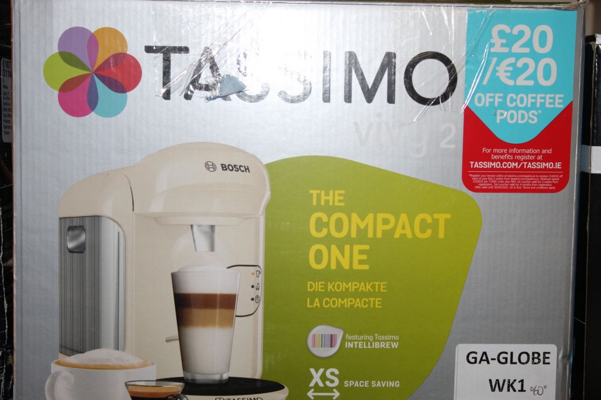Boxed Bosch Tassimo Vivy 2 Coffee Maker RRP £60 (Untested/Customer Returns) (Public Viewing and