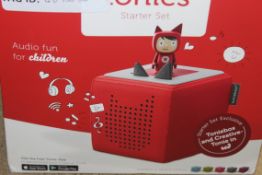 Boxed Tonies Starter Set Audio Fun For Children Speaker RRP £70 (4678836) (Public Viewing and