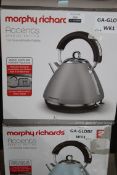 Boxed Morphy Richards Accent 1.5L Pyramid Kettles RRP £50 Each (Untested Customer Returns) (Public