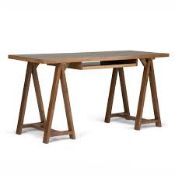 Boxed Sawhorse Simple Home Designer Desk, RRP£150 (17922) (Public Viewing and Appraisals Available)