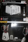 Boxed Assorted Items To Include 2in1 Jug Blender And Inspire 4 Slice Toaster RRP £40-60 (Untested/