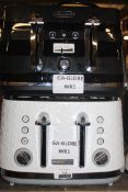 Unboxed Morphy Richards And Delonghi Dimensions And Avolta 4 Slice Toasters RRP £50 (Untested/