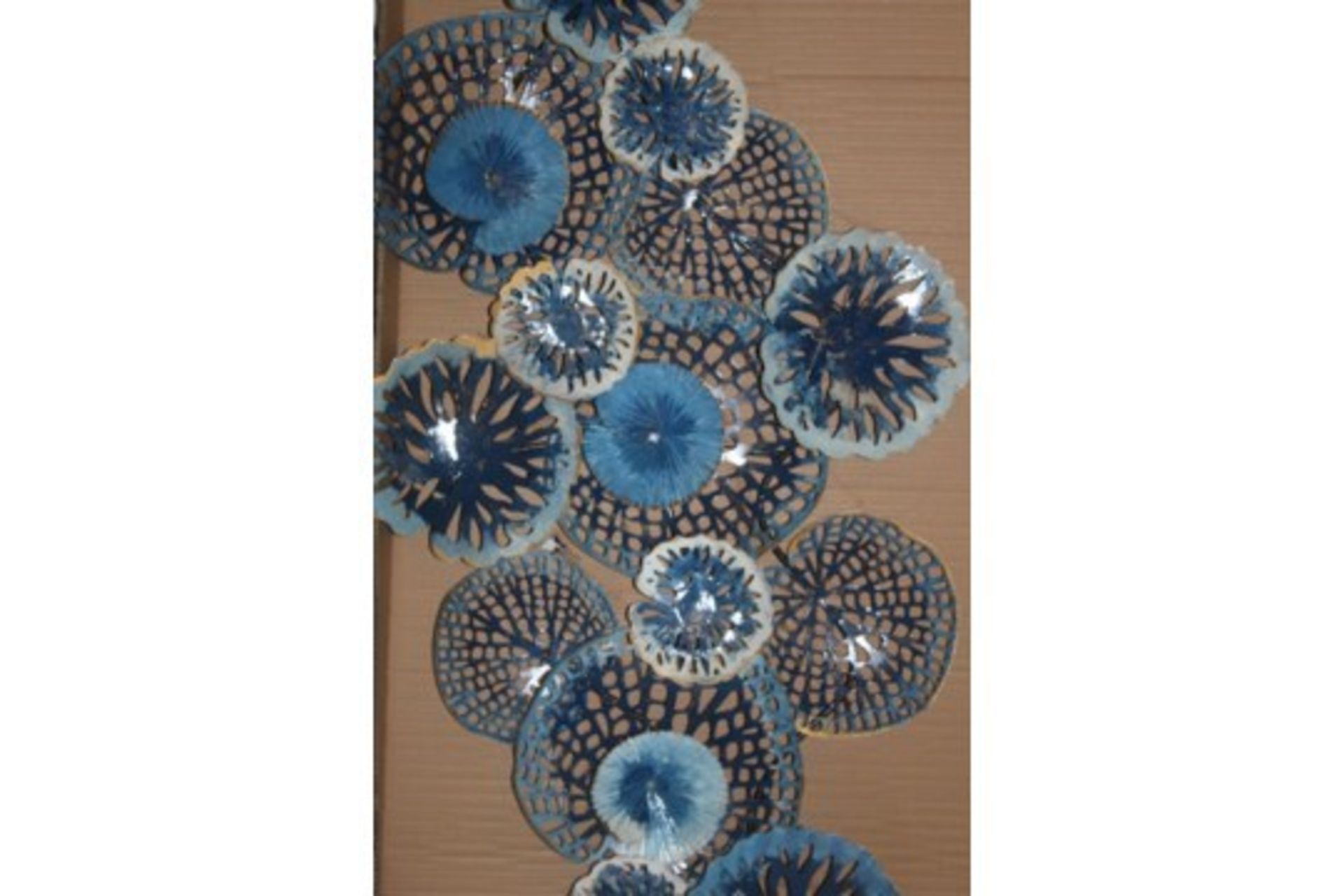 Floral 3D Wall Art Sculpture, RRP£120.00 (Public Viewing and Appraisals Available)