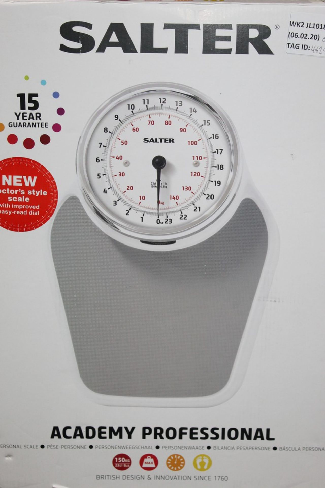 Boxed Pair of Salta, Academy Professional Weighing Scales, RRP£70.00 (RET00879567) (Public Viewing