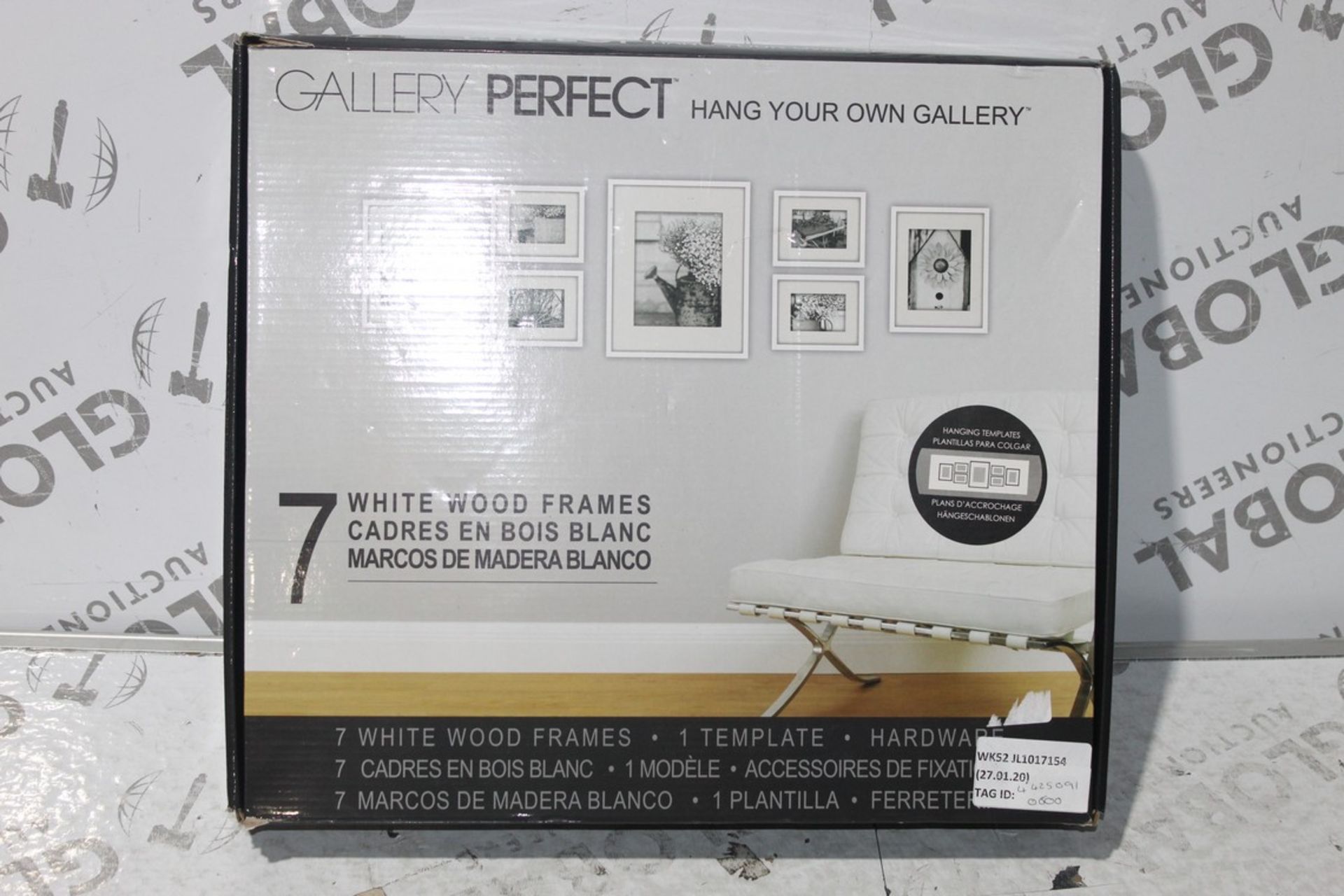 Gallery Perfect Hang Your Own, Set of 7 Wooden Photo Frames, RRP£70.00 (4425091) (Public Viewing and