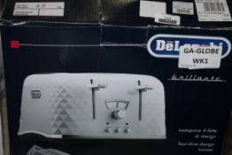 Boxed Delonghi Bilyante 4 Slice Toaster RRP £60 (Untested Customer Returns) (Public Viewing and