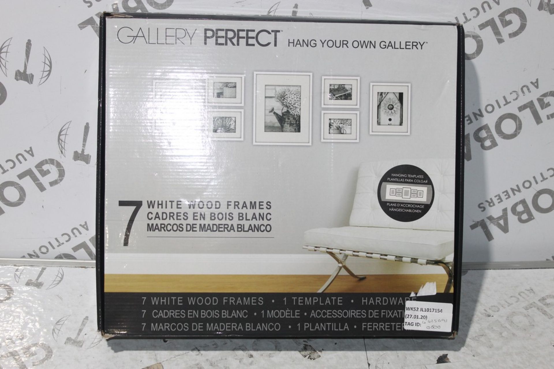 Gallery Perfect Hang Your Own, Set of 7 Wooden Photo Frames, RRP£70.00 (4425091) (Public Viewing and