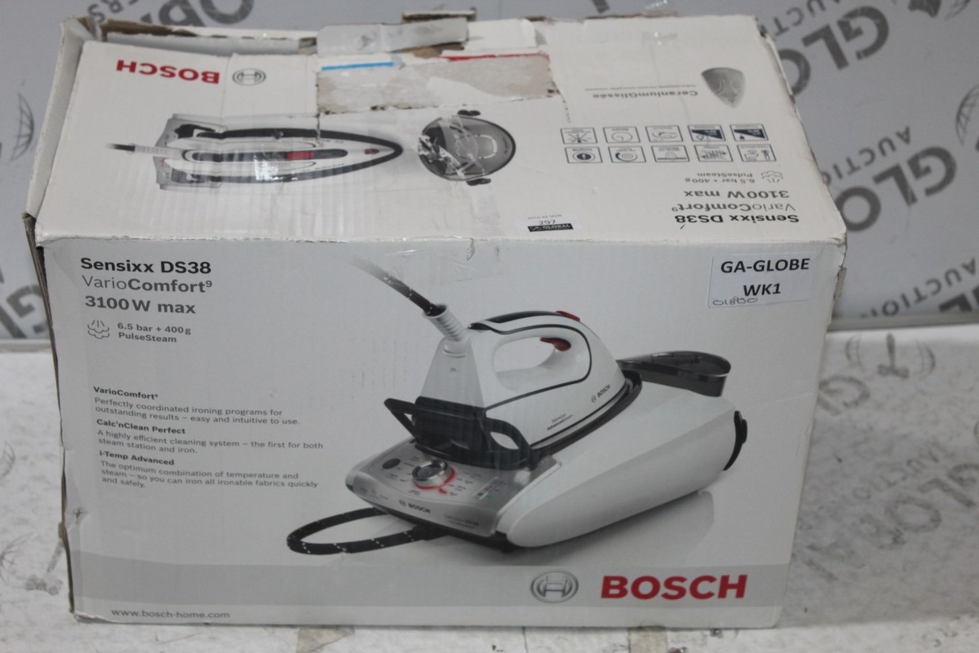 Boxed Bosch Sensixx Vario Comfort 3100W Steam Generating Iron RRP £180 (Untested Customer