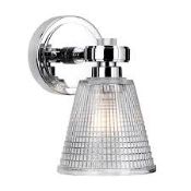 Boxed Merseyside 1 Light Armed Scone Wall Light RRP £105 (Public Viewing and Appraisals Available)