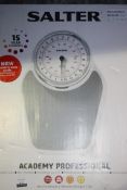 Boxed Pair Salter Academy Professional Weighing Scales RRP £70 (4624948) (Public Viewing and
