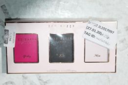 Boxed Set Of 3 Ted Baker Perfumes RRP £35 (4454046) (Public Viewing and Appraisals Available)