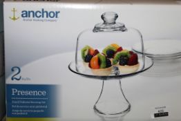 Boxed Anchor Presence Small Pedestal Serving Set RRP £50 (16664) (Public Viewing and Appraisals